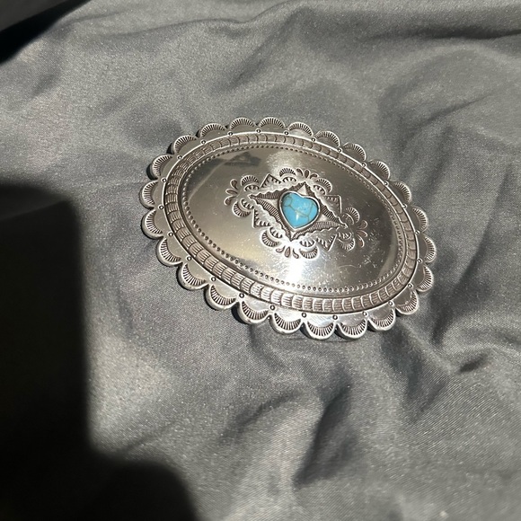 Navajo heart belt buckle - Picture 7 of 7